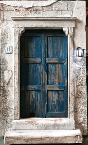 Ancient Greek doorway